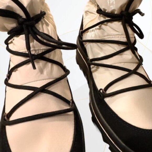 NWOT Pajar Taya High Winter Boots White/Black - Picture 4 of 9